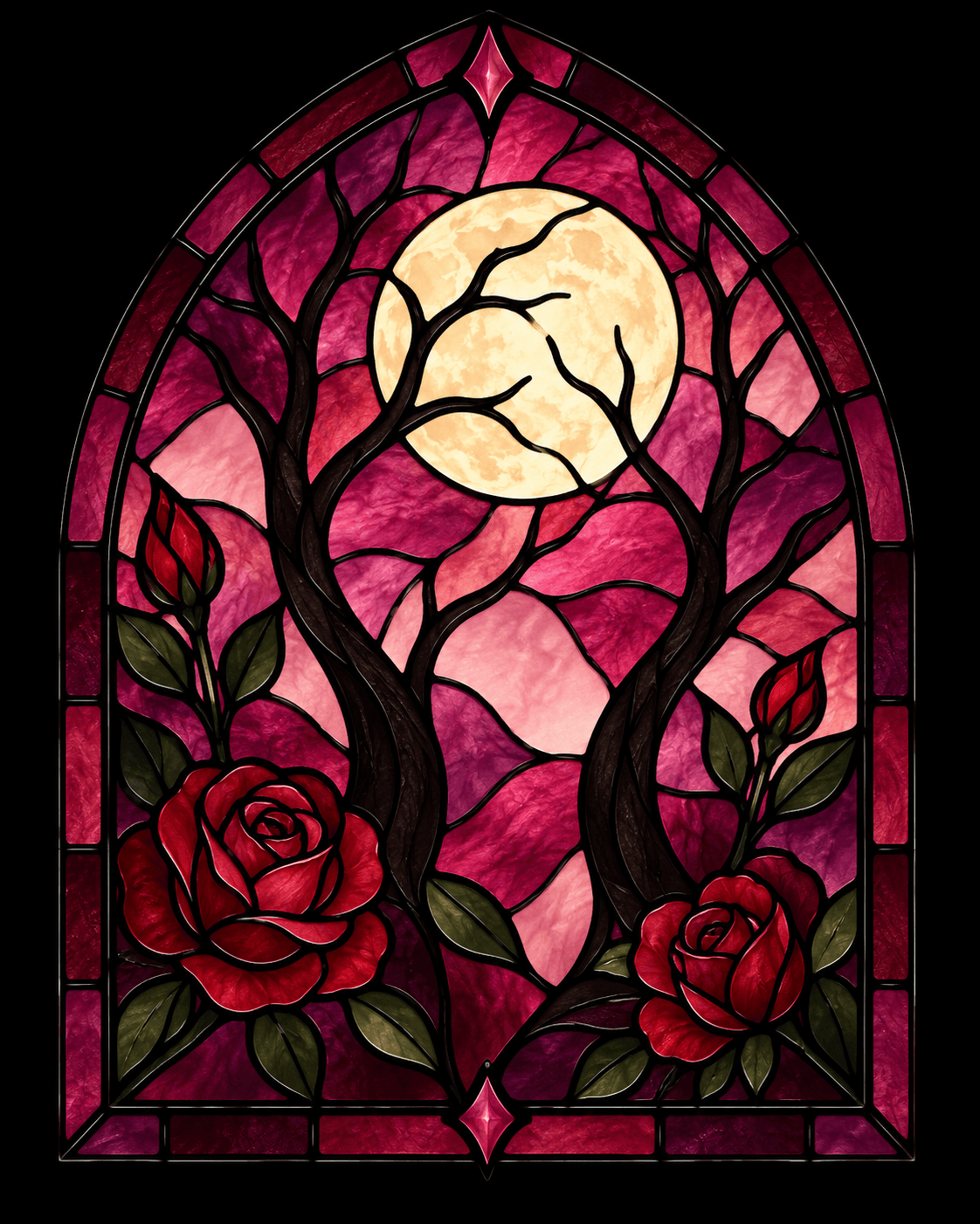 Gothic Stained Glass Night event artwork