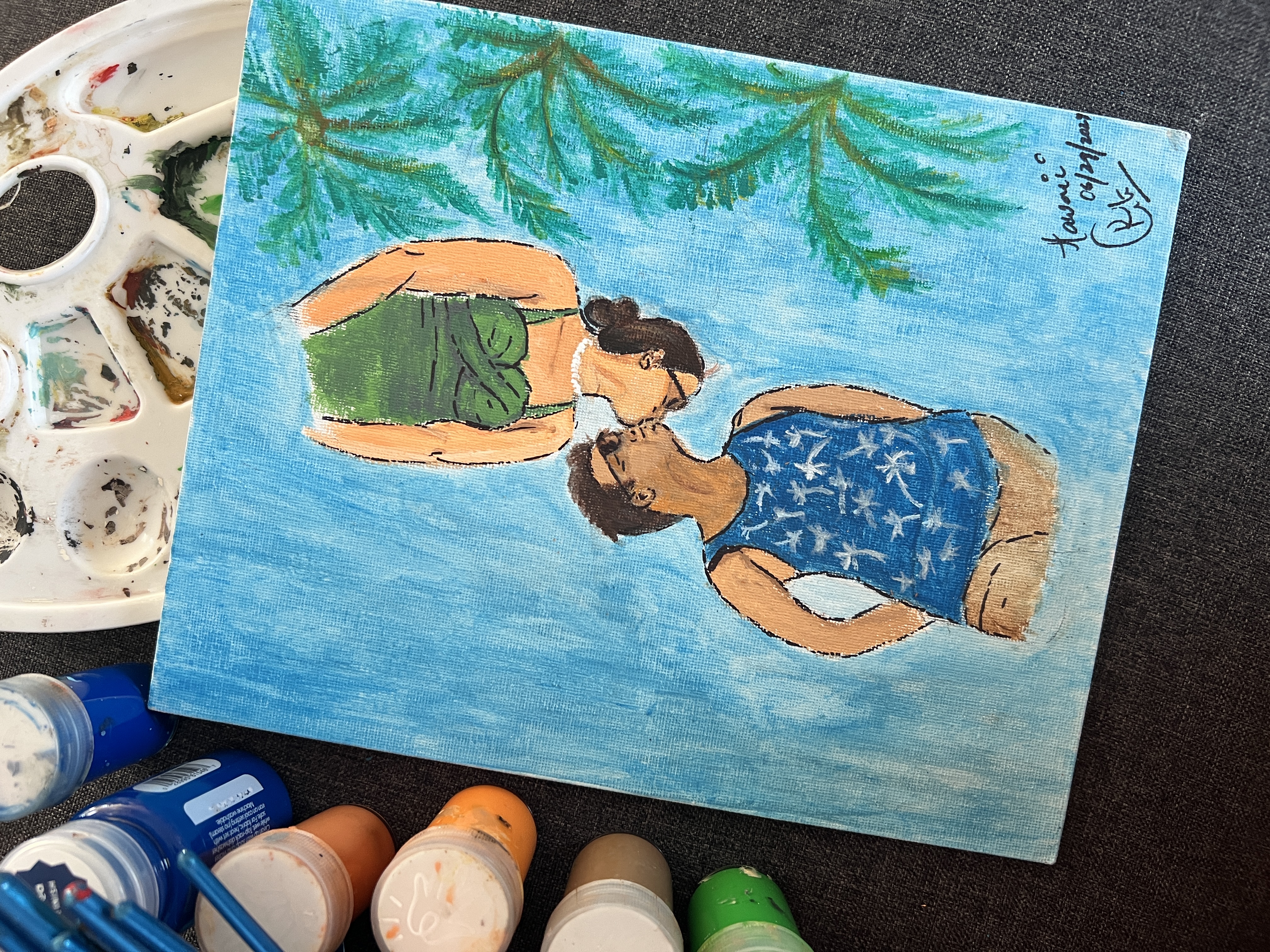 Maui Kiss painting