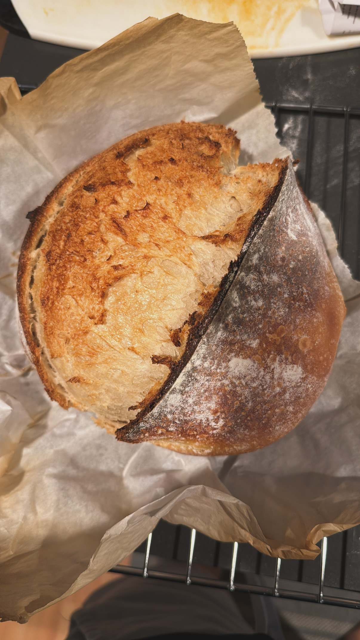 Rustic sourdough loaf